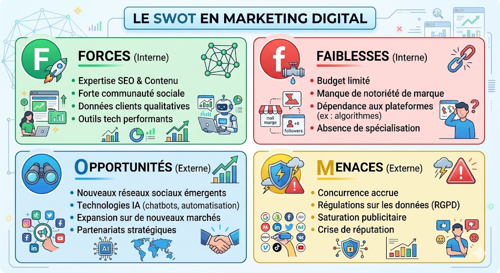 Analisi SWOT nel marketing digitale