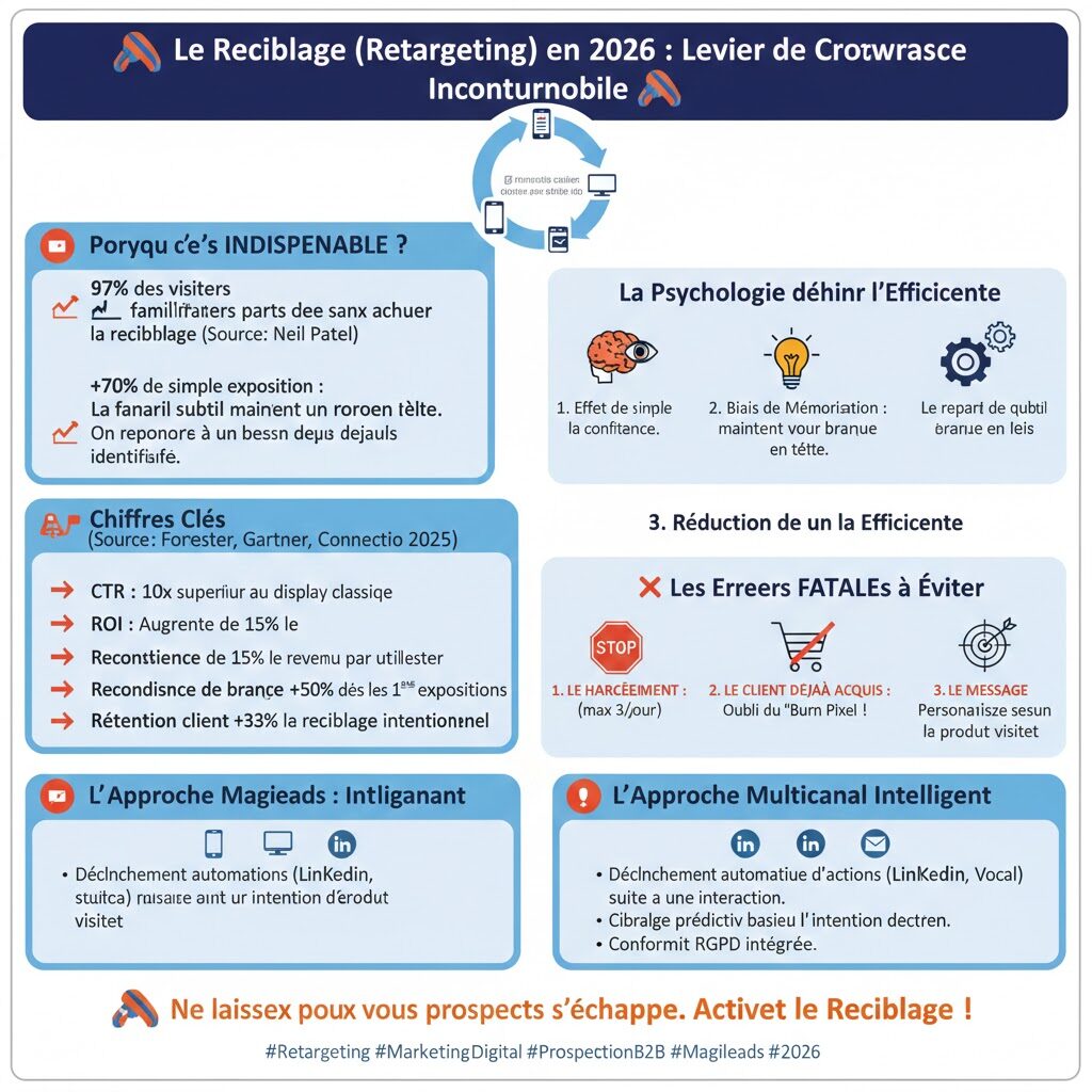 Le reciblage retargeting remarketing en 2026 : Levier de Croissance Incontournable