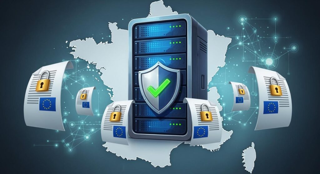 Les avantages d’une solution hébergée en France face aux exigences RGPD