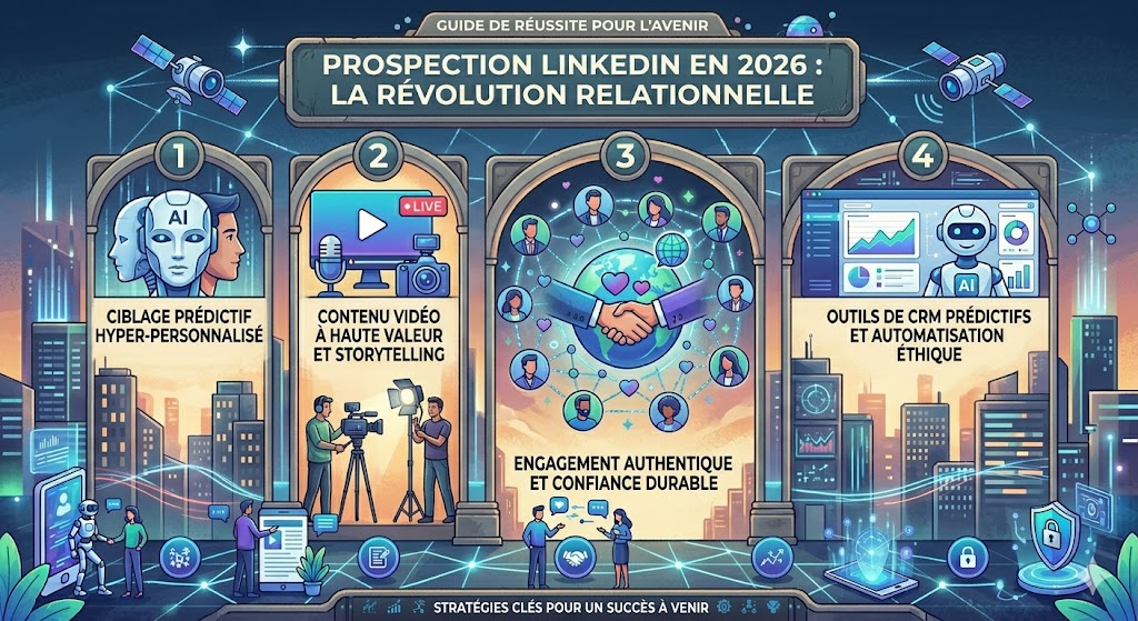 Prospection LinkedIn en 2026 : méthodes, outils et automatisation multicanale